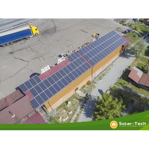 Мережева сонячна електростанція потужністю 30 кВт під власне споживання