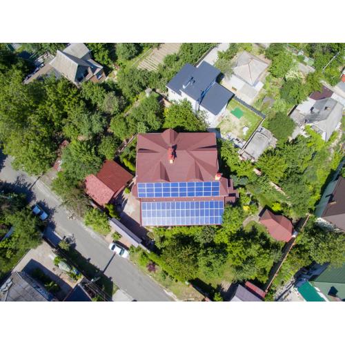 Сетевая солнечная электростанция 17,5 кВт под "зелёный" тариф, г.Киев