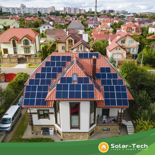 Солнечная электростанция на инверторе SolarEdge мощностью 27,6 кВт, Ровно