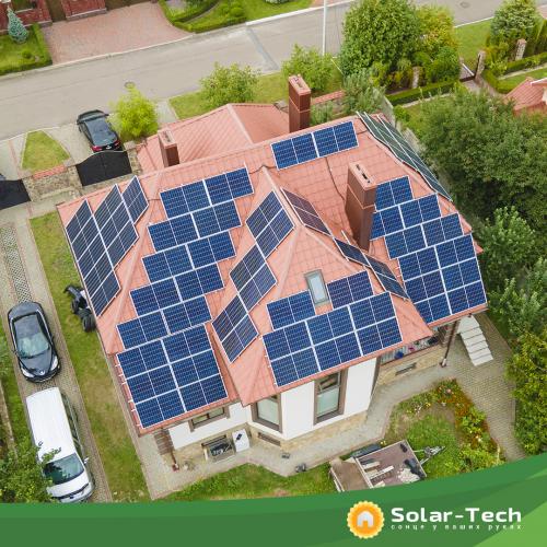 Солнечная электростанция на инверторе SolarEdge мощностью 27,6 кВт, Ровно