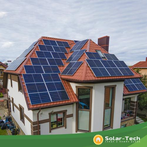 Солнечная электростанция на инверторе SolarEdge мощностью 27,6 кВт, Ровно