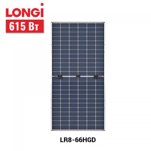 Сонячна панель Longi Solar LR8-66HGD-615M, 615 Вт двостороння